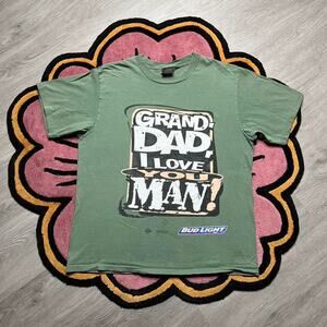 Vintage 90’s Bud Light Granddad I Love You man Graphic T-shirt